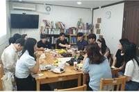 8월  교장선생님과 학생들 미팅